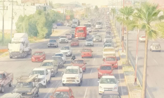 Carrocentrismo en Saltillo: 2.3 millones de viajes diarios se hacen en auto 