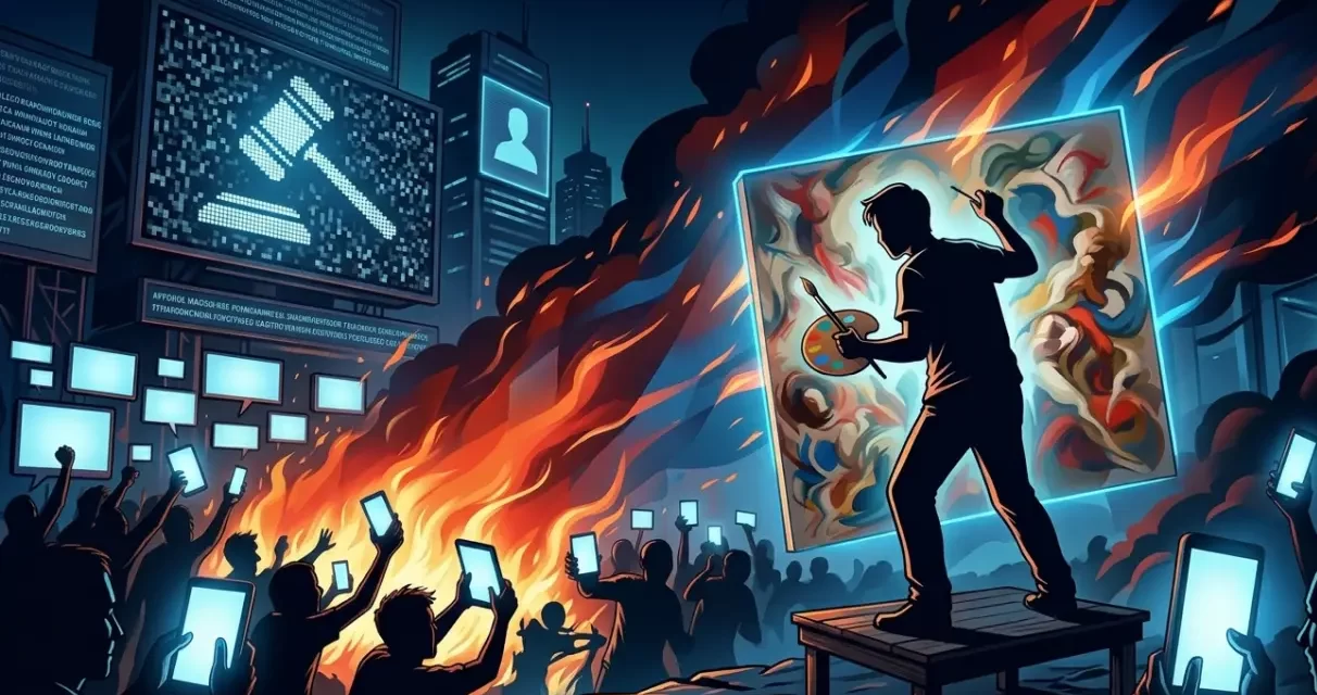 El arte ante las hogueras digitales
