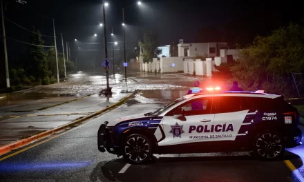 Saltillo vive un caos por las lluvias